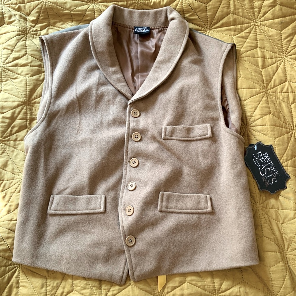 NWT Fantastic Beasts Newt Scamander Costume Vest